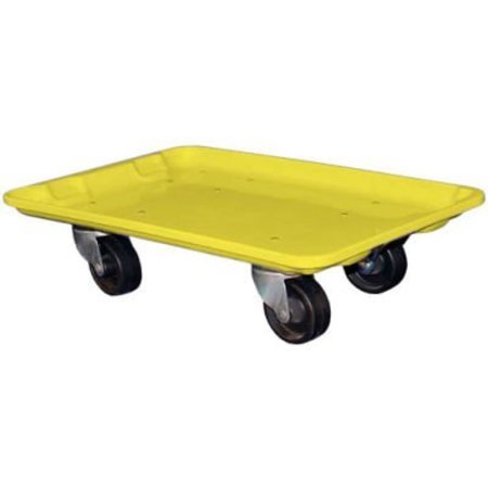 MFG TRAY Molded Fiberglass Toteline Dolly 780438 for 20-1/2" x 12-7/8" x 8" Tote, Yellow 7804385126